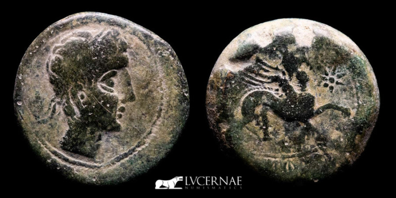 Ancient Hispania - Castulo (Cazlona, Jaén). Bronze As (24.53 g. 29 mm.), 180 BC....