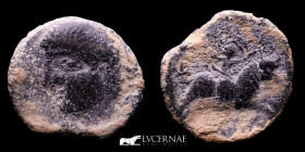Castulo Bronze As 11.32 g., 30 mm. Castulo 50 B.C. gVF
