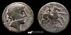 Celsa Bronze As 9,44 g., 26 mm. Hispania 120 - 50 BC gVF