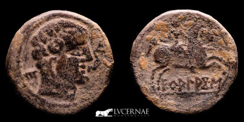 Ancient Hispania - Ecualacos (Soria-Guadalajara provinces). Bronze As (11.02 g.,...