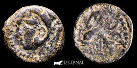 Gades bronze Quadrans 3,20 g. 17 mm. Gades (Cadiz) 100-20 B.C. gVF