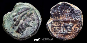 Ilipense / Ilipa bronze Quadrans 4.21 g, 16 mm Hispania 120-20 B.C. gVF