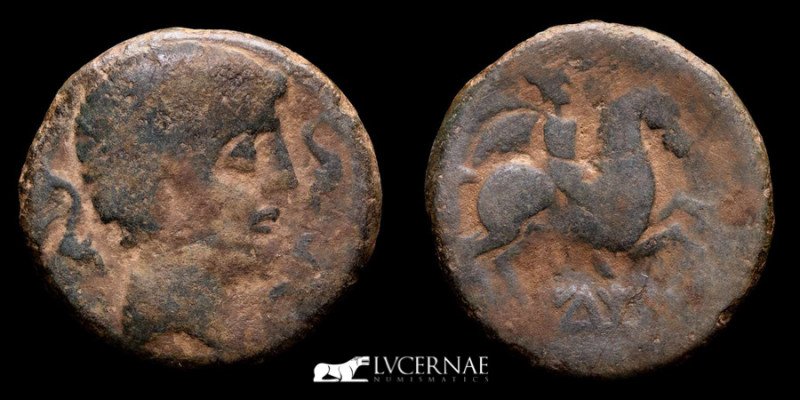 Ancient Hispania - Iltirta. Æ As. (11,40 g. 27 mm.) 200-20 a.C. Lleida (Cataloni...