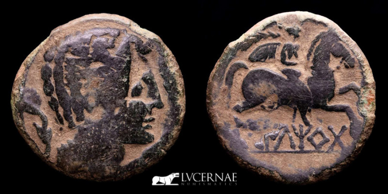 Ancient Hispania - Iltirta. Æ As. (8,62 g. 25 mm.) 200-20 a.C. Lleida (Catalonia...