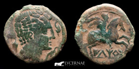 Iltirta Bronze As 10,48 g. 26 mm. Lleida Cataluña 200 BC.