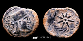 Malaca bronze Semis 5.26 g. 23 mm. Hispania, Malaga 200-20 B.C. gVF
