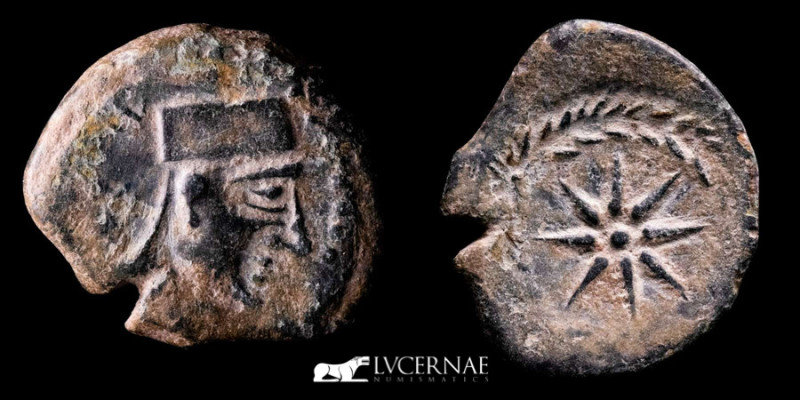 Ancient Hispania - Malaca (Malaga, Spain), bronze Semis (7.07 g. 24 mm.), 200-20...