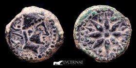 Malaca Bronze Sextans 2,12 g, 13 mm Hispania, Malaga 200-20 B.C. Good very fine