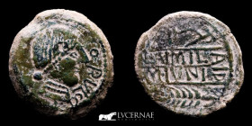 Obulco Bronze As 14.18 g., 31 mm. Hispania, Porcuna, Jaen II c. B.C. gVF
