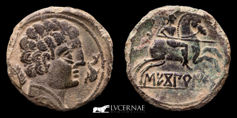 Hispania - Segobriga (Saelices, Cuenca). Bronze As, (8,31 g., 25 mm..) 120-30 BC...