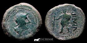 Ventipo Bronze As 21.70 g. 33 mm. Casariche, Sevilla 150-50 BC. gVF