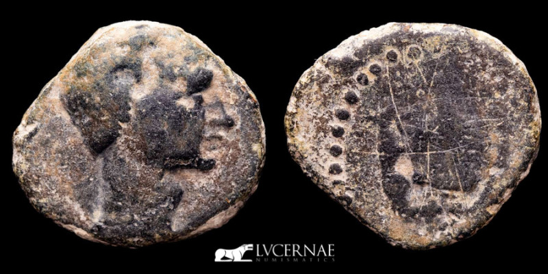 Ancient Hispania, bronze as to classify. 17,06 g., 27 mm.