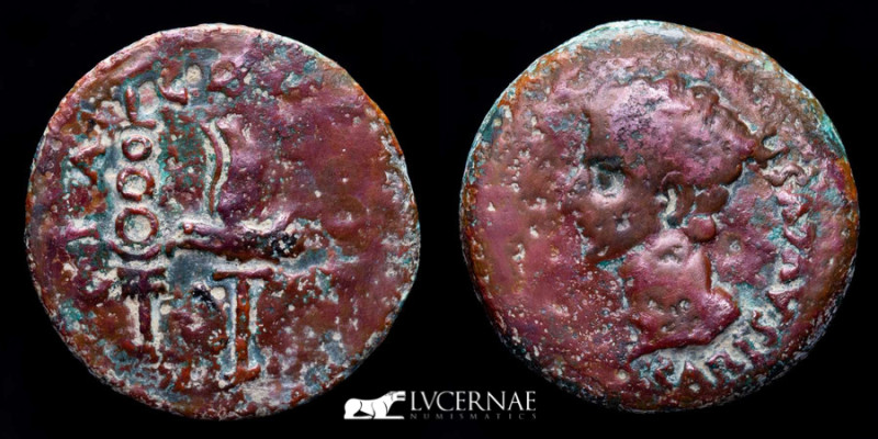 Roman Empire - Hispania Romana - Augustus (27 BC. - 14 AD.). Bronze dupondius (1...