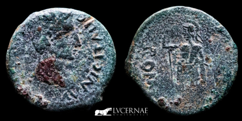 Roman Hispania. Augustus (27 B.C. - 14 A.D.) Bronze As (11,62 g. 26 mm.). Italic...