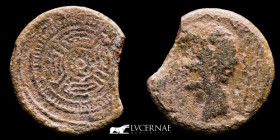 Augustus Bronze As 8.34 g., 28 mm. Lucus Augusti, Lugo 2 - 14 A.D. gF
