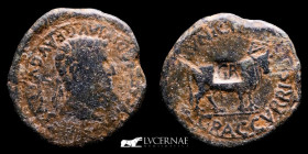 Tiberius bronze As 14.82 g. 31 mm. Gracurris 14-37 A.D. gVF