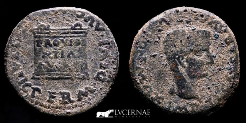 Roman Hispania - Tiberius (14 - 37 AD) - Bronze As (11.14 g. 28 mm.)
Minted in I...