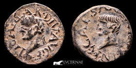 Tiberius Bronze Æ Sextans 7.75 g., 25 mm. Acci (Guadix,Granada) 14-36 AD