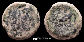 Anonymous Janus Bronze As 38.50 g. 33 mm. Rome 206-194 BC.
