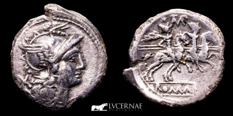 Roman Republica - Cn. Baebius Tampilus 
Silver Denarius (3.08 g. 21 mm.) Rome, 1...