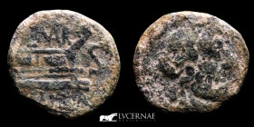 Furius Purpurio Bronze Semis 7.05 g, 22 mm. Rome 169-158 B.C.