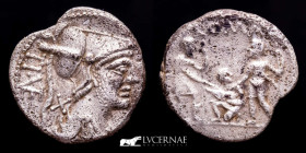 Ti. Veturius. Silver Denarius 3,73 g., 19 mm. Rome 137 B.C. gVF