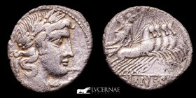 C. Vibius C.f. Pansa Silver Denarius 3,76 g. 19 mm. Rome 90 BC gVF