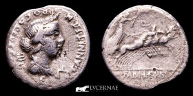 C. Annius - L. Fabius Silver denarius 3,52 g. 20 mm Hispania 82-81 B.C. gF
