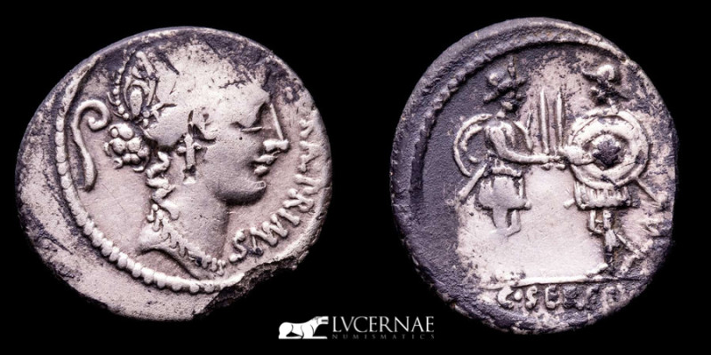 Roman Republic - C. Servilius C. f. Silver denarius (3,38 g, 18 mm). Rome mint, ...