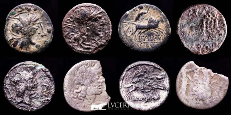 Roman Republic - Lot comprising four coins

1 - L. Antestius Gragulus. Fourre de...