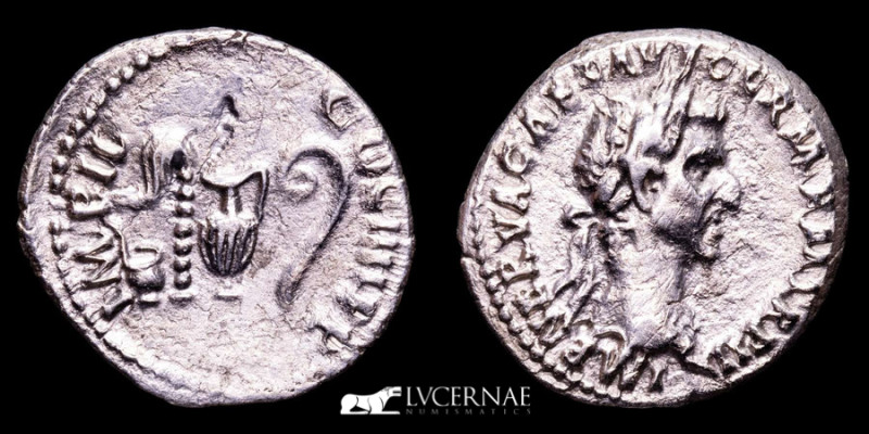 Roman Empire - Nerva (96 - 98 A.D.)
Silver denarius, (3.16 g., 19 mm.) From Rome...