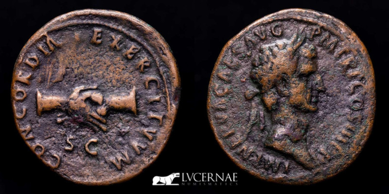 Roman Empire - Nerva (96 - 98 A.D. Bronze as (8,73 g., 29 mm.), Rome mint. A.D. ...