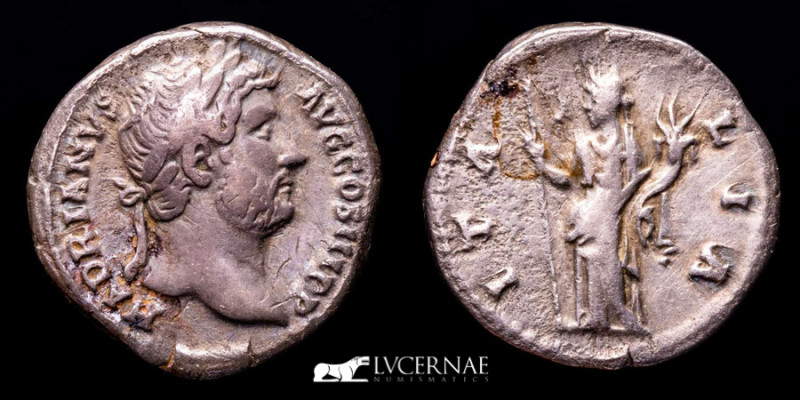 Roman Empire - Hadrian (117-138 A.D.). Silver Denarius (3,13 g., 18 mm.). Rome 1...