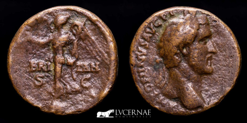 Roman Empire - Antoninus Pius (138-161 A.D.) Æ Sestertius (23,21 g., 30 mm.). Ro...