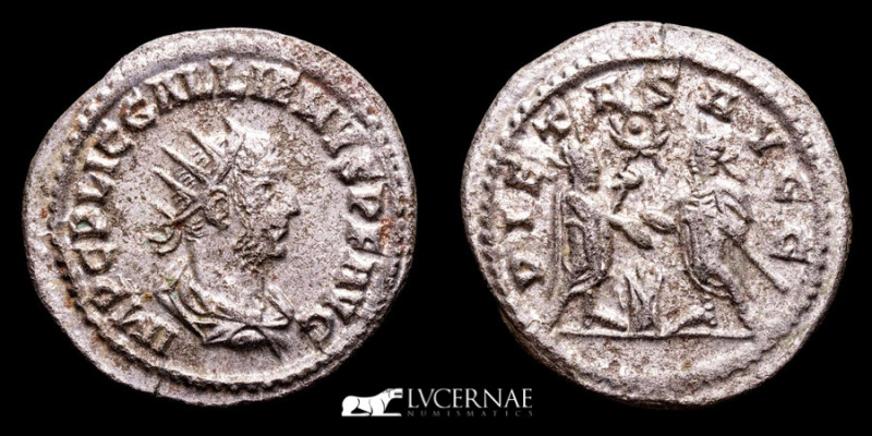 Roman Empire - Gallienus, joint reign (253-268 A.D.) Silver antoninianus (3,18 g...