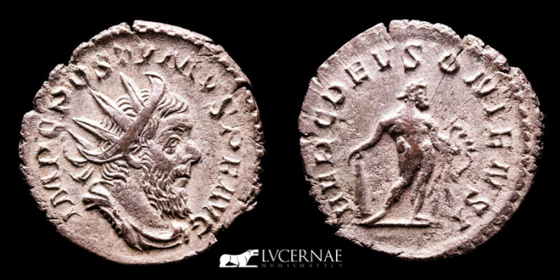 Roman Empire - Postumus, Romano-Gallic Emperor, (260-269 A.D.). Silver antoninia...