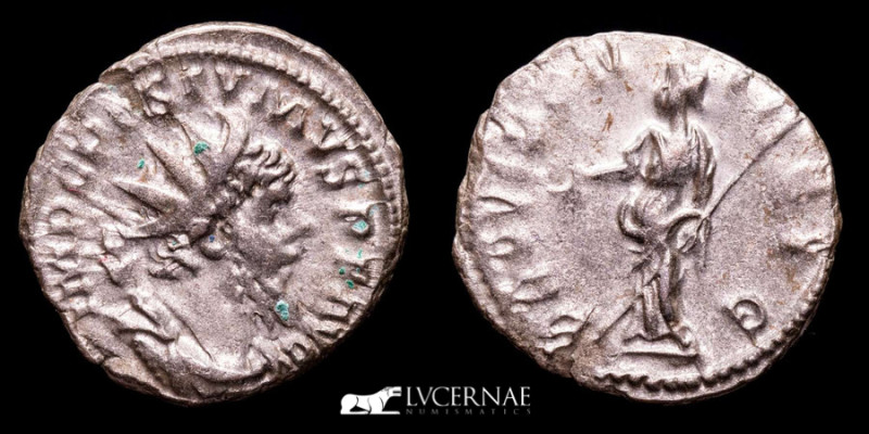 Roman Empire - Postumus (AD 260-269.). BI Silvered antoninanus (4.00 g., 21 mm.)...