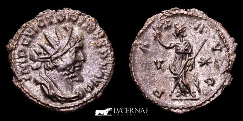 Roman Empire - Victorinus (269-271 A.D.) 
Silvered bronze antoninianus (2.96 g.,...