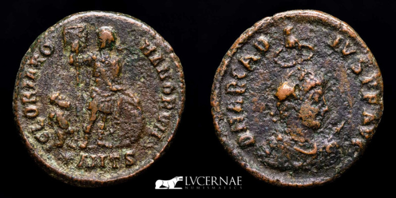 Roman Empire - Arcadius (383-408 A.D.) Bronze maiorina (5.08 g., 23 mm.) Antioch...