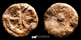Roman Republic Lead Monetiform lead 2.36 g. 14 mm. Hispania II-I B.C. gVF