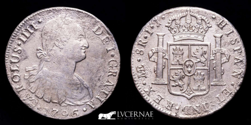 Spain - Carlos IV (1788-1808) 8 Reales, silver coin. Minted in Lima, 1796. Essay...