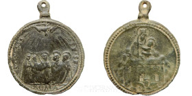 -- Bronze Religious Medal 34 mm Centurie XVIII Good fine (MBC)