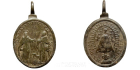 -- Bronze Religious Medal 43 mm Centurie XVIII Good fine (MBC)