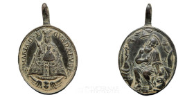 -- Bronze Religious Medal 44 mm Centurie XVIII Good fine (MBC)