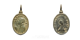 -- Bronze Religious Medal 26 mm Centurie XVIII Good fine (MBC)