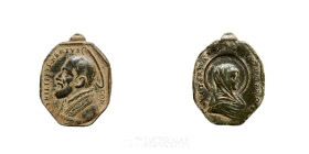 -- Bronze Religious Medal 26 mm Centurie XVIII Good fine (MBC)