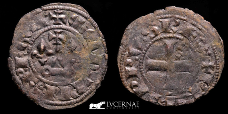 France Royale - PHILIPPE IV le BEL (1285-1314)
Double Tournois. (1.31 g. 21 mm)
...