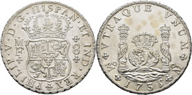 FELIPE V. Méjico. 8 reales. 1735. MF. SC-/SC. Estupenda