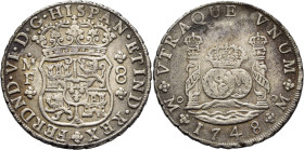 FERNANDO VI. Méjico. 8 reales. 1748. MF