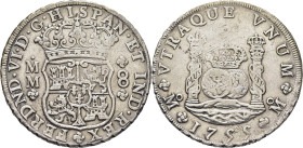 FERNANDO VI. Méjico. 8 reales. 1755. MM